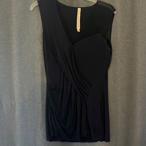 Ultra soft navy blue sleeveless top